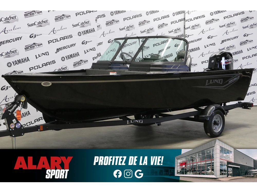 2027 Lund 1650 Angler Sport + Mercury 60 Hp