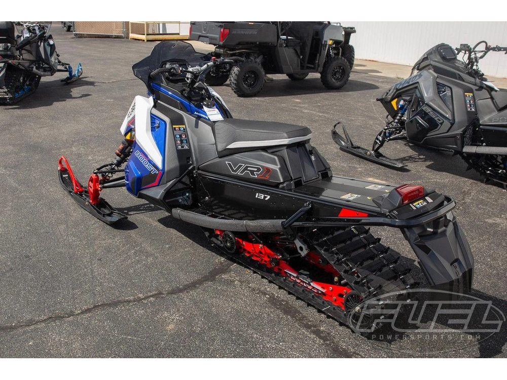 2027 Polaris Patriot Boost Indy Vr1 137 Dynamix Polaris Blue Metallic / White Lightning alt
