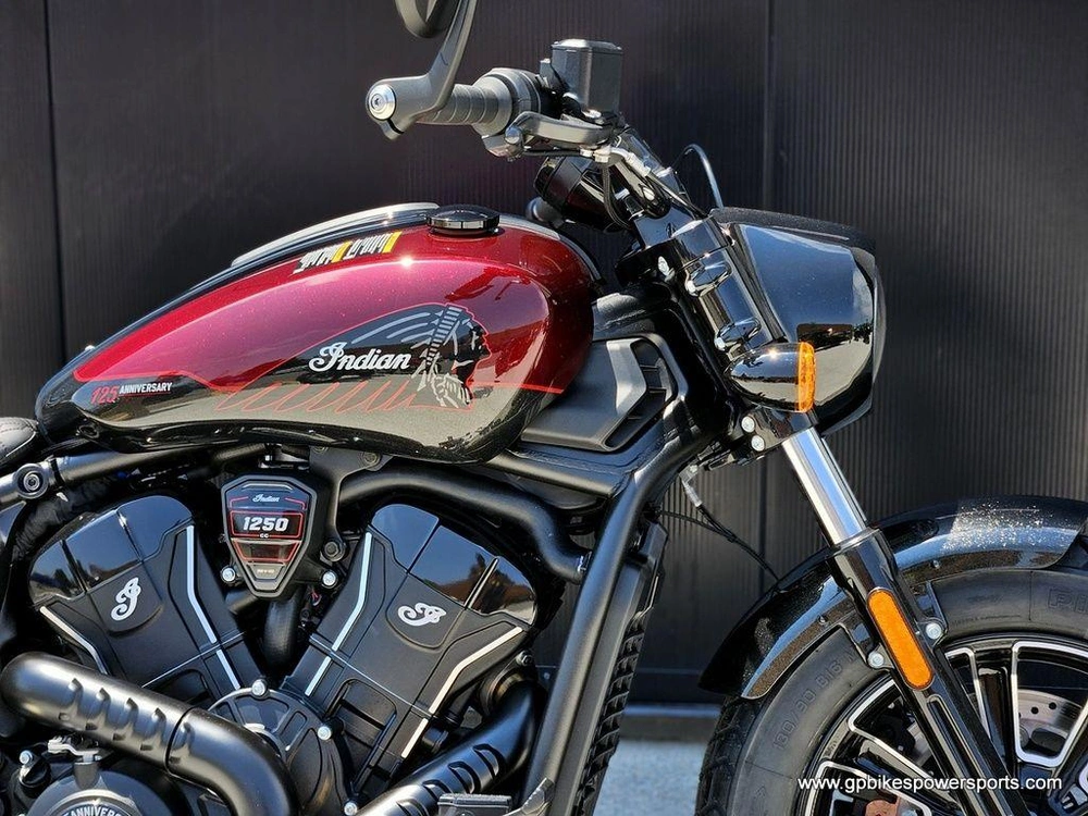 2026 Indian Motorcycle Scout Bobber 125th Anniversary Edition 125th Anniversary Red With Black Cry