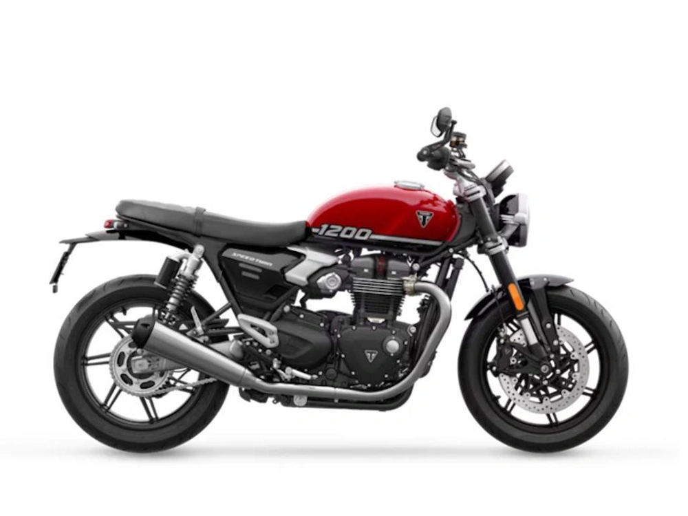2026 Triumph Speed Twin 1200 Carnival Red/sapphire Black