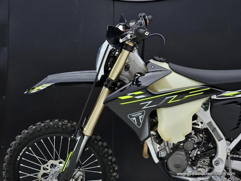 2026 Triumph Tf 450-e Jet Black/pure White