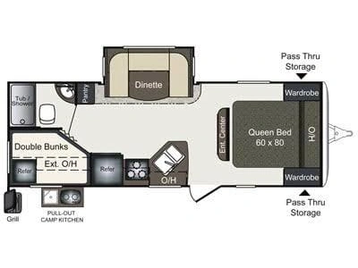 Keystone Rv Laredo 25bh 2015
