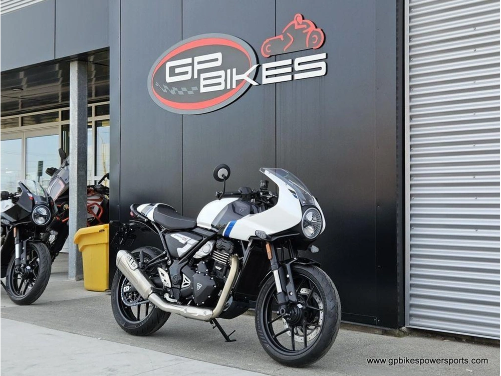 2026 Triumph Thruxton 400 White/grey