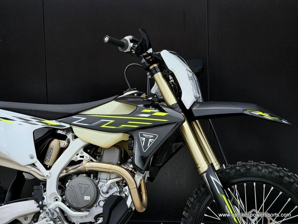 2026 Triumph Tf 450-e Jet Black/pure White