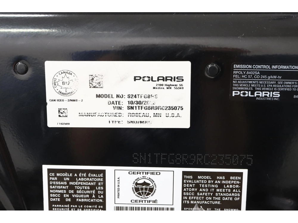 2024 Polaris 850 Rmk Khaos Slash 155 alt