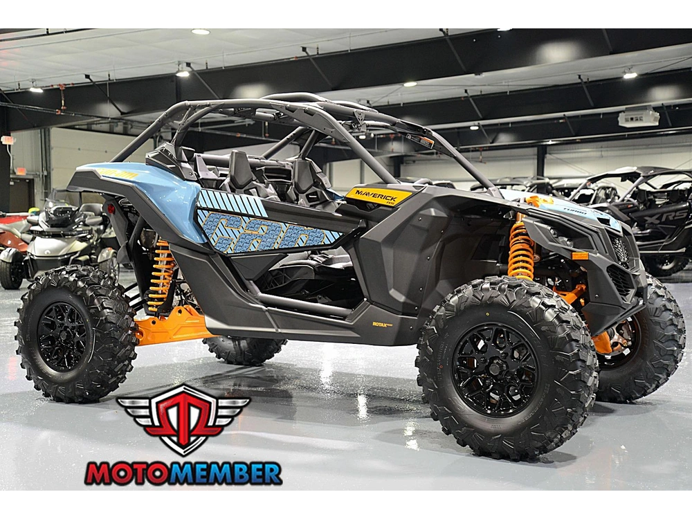 2026 Can-am Maverick X3 Rs Turbo Scandi Blue & Orange Crush