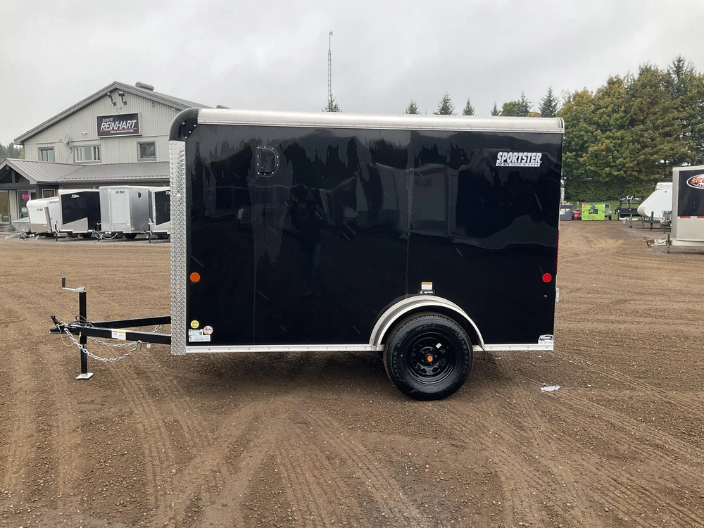 2024 Car Mate Trailers 5x10 Sportster Cargo Trailer alt