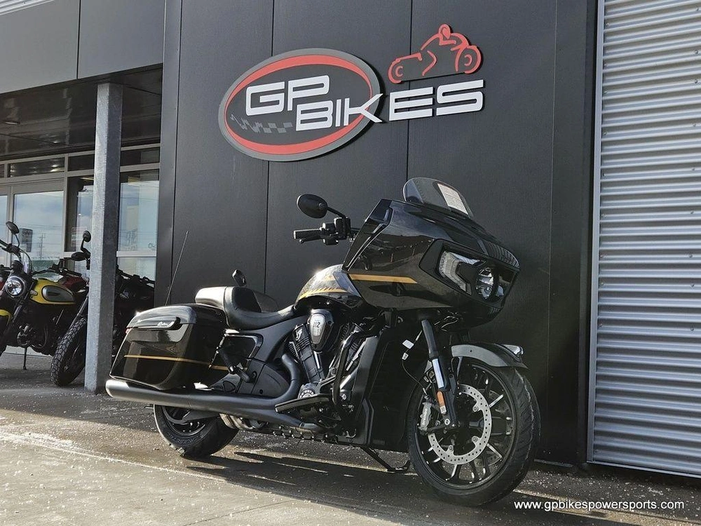2026 Indian Motorcycle Challenger® Dark Horse® 112 Black Crystal W/black Metallic & Championship G