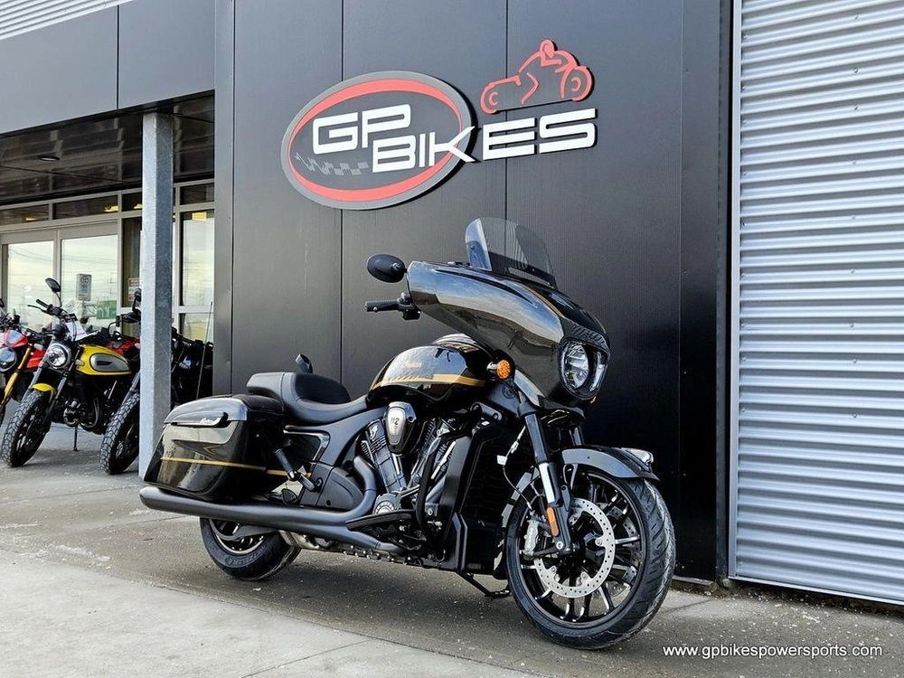 2026 Indian Motorcycle Chieftain® Powerplus Dark Horse® 112 W/powerband Black Crystal W/black Meta