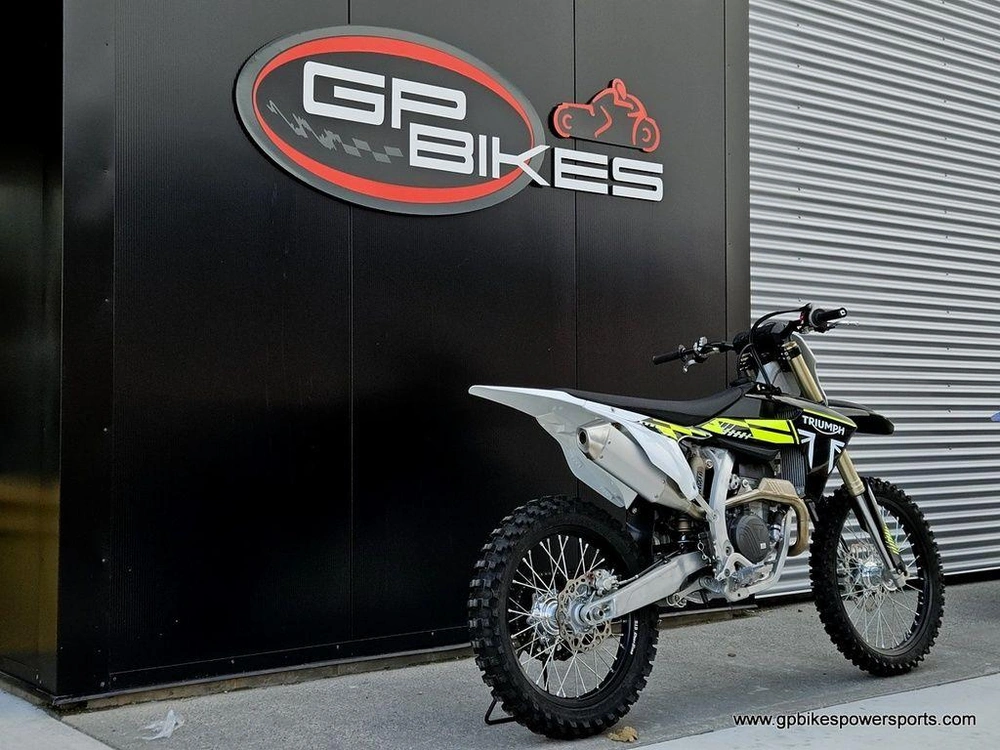 2025 Triumph Tf 250-x Jet Black/pure White