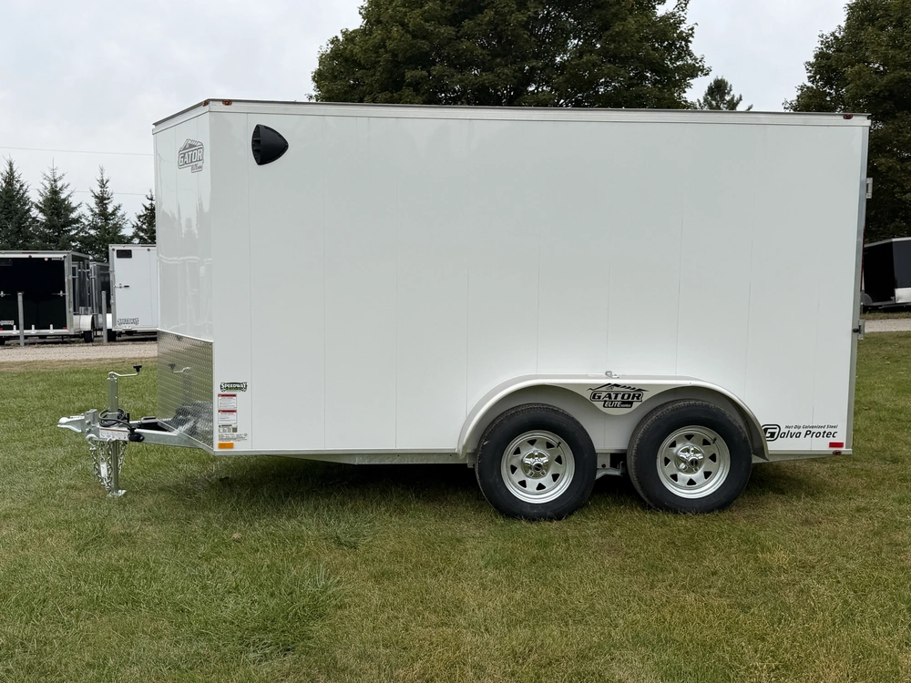 2027 Gator Galvanized Enclosed 6' X 12' Ta Ramp alt