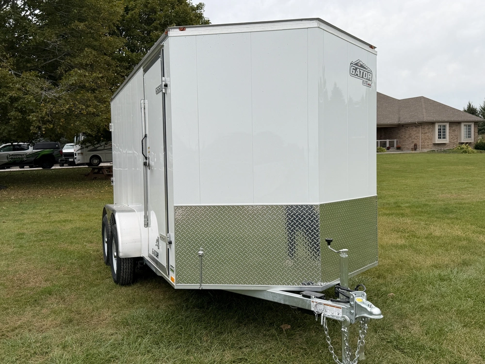 2027 Gator Galvanized Enclosed 6' X 12' Ta Ramp alt
