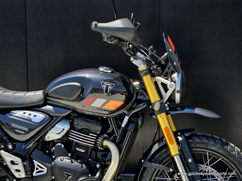 2026 Triumph Scrambler 400 Xc Storm Grey