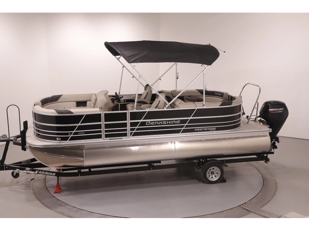 2023 Berkshire 22' Radius Pontoon W/ 90hp - Easy Financing alt