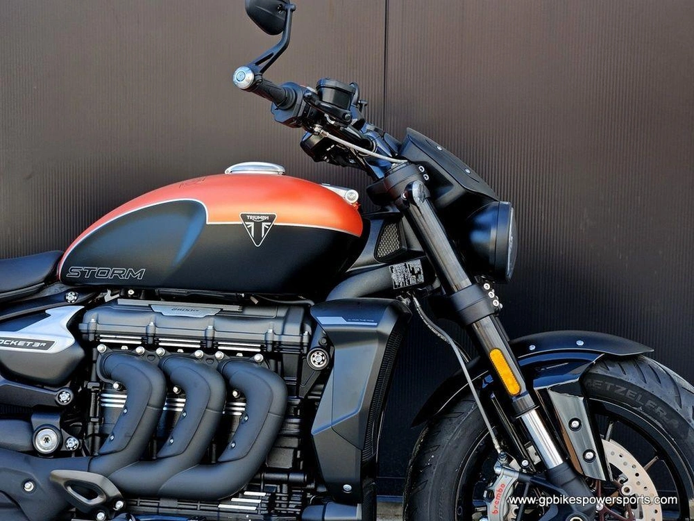 2026 Triumph Rocket 3 Storm R Satin Baja Orange/matte Sapphire Black