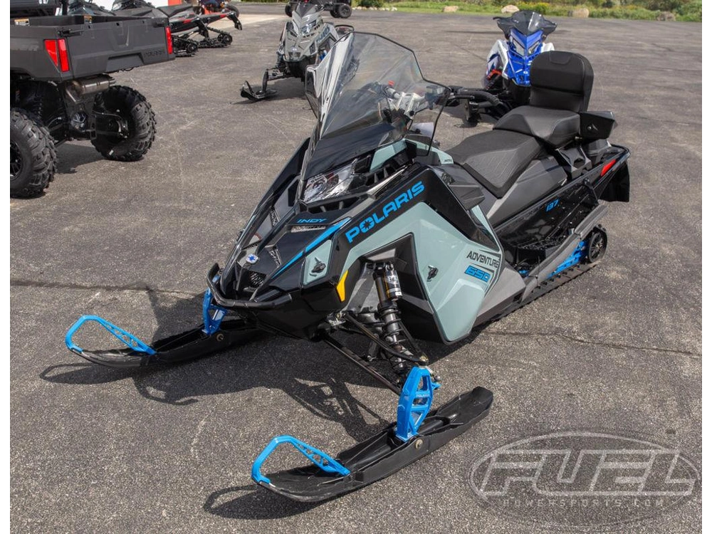2026 Polaris 650 Indy Adventure 137 Hemlock Blue / Black / Velocity Blue alt