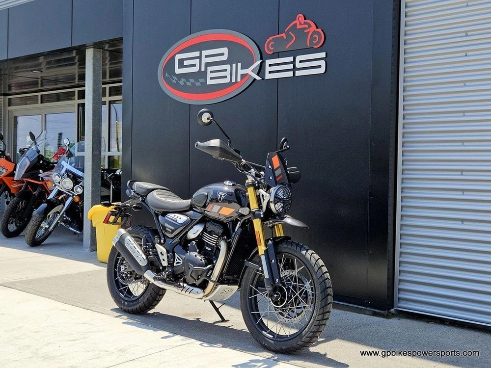 2026 Triumph Scrambler 400 Xc Storm Grey