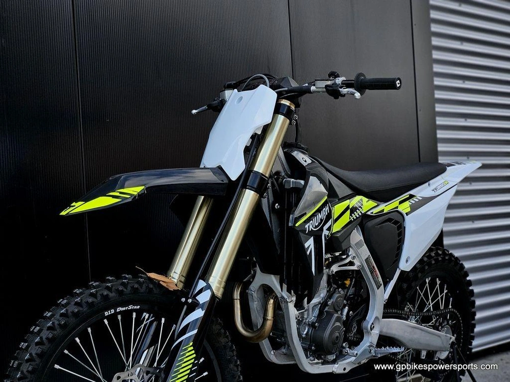 2025 Triumph Tf 250-x Jet Black/pure White