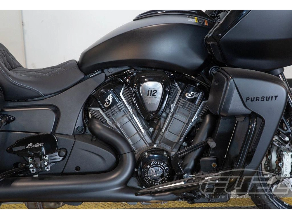 2025 Indian Motorcycle Pursuit® Dark Horse® 112 W/powerband Audio Black Smoke alt