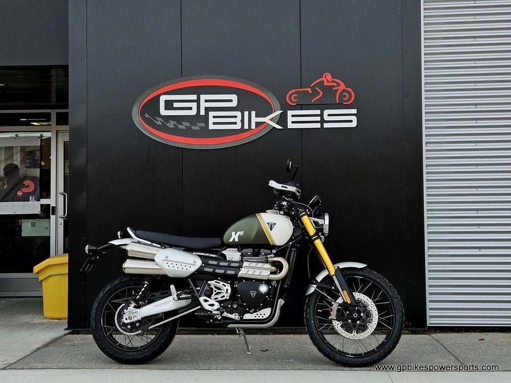 2026 Triumph Scrambler 1200 Xe Matte Khaki Green