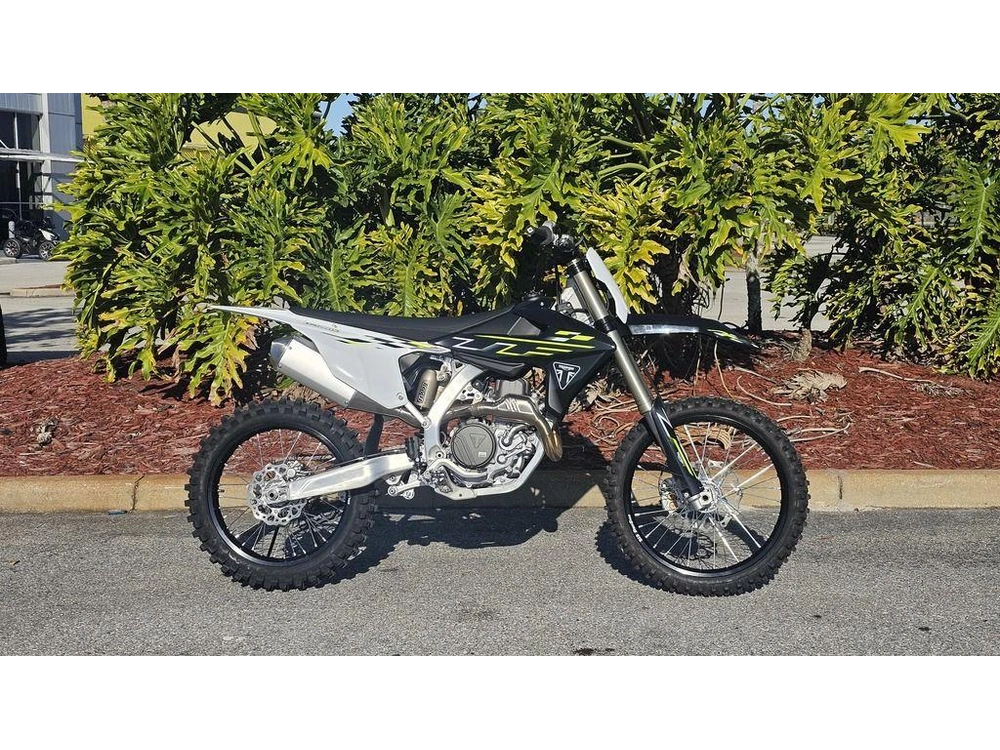 2026 Triumph Tf 450-x Jet Black/pure White