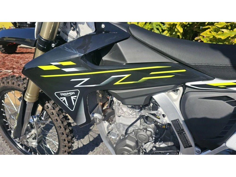 2026 Triumph Tf 450-x Jet Black/pure White