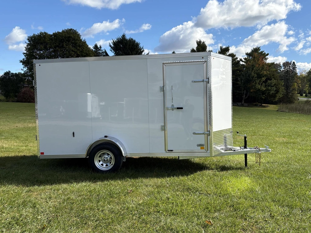 2027 Rhino Galvanized Enclosed 6' X 12' Sa Dd alt