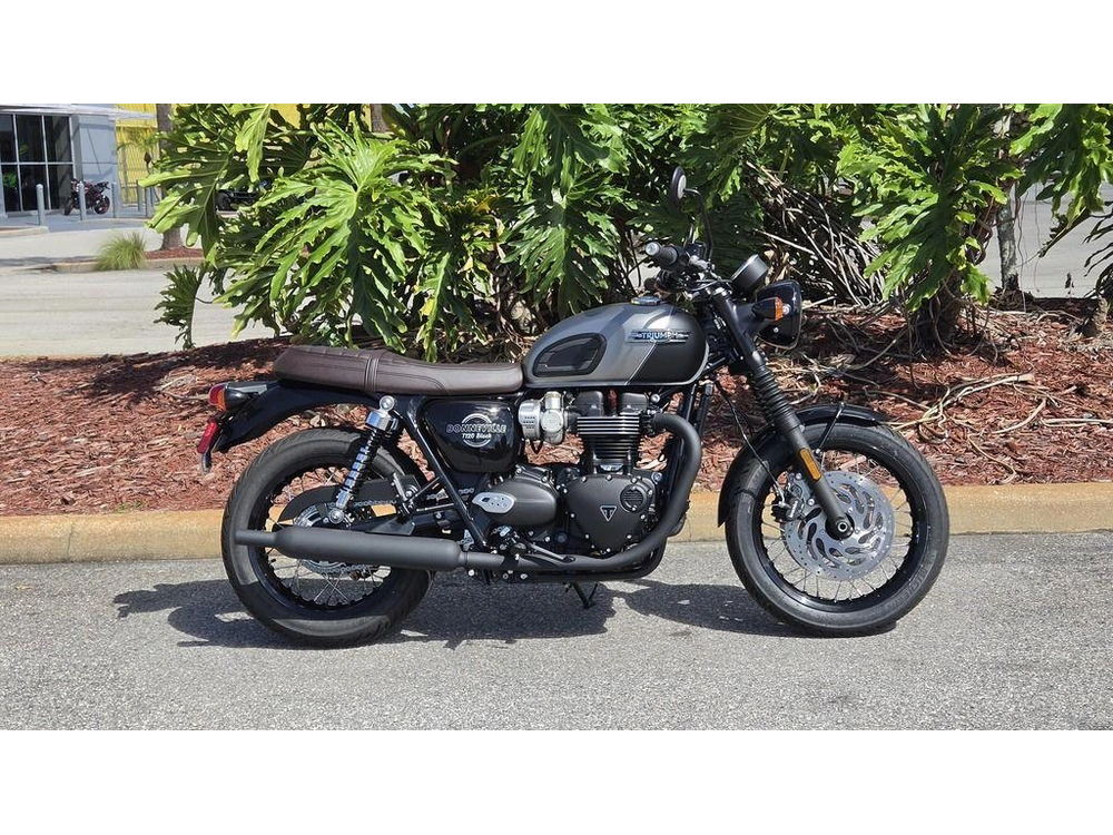 2026 Triumph Bonneville T120 Black Matt Silver Ice