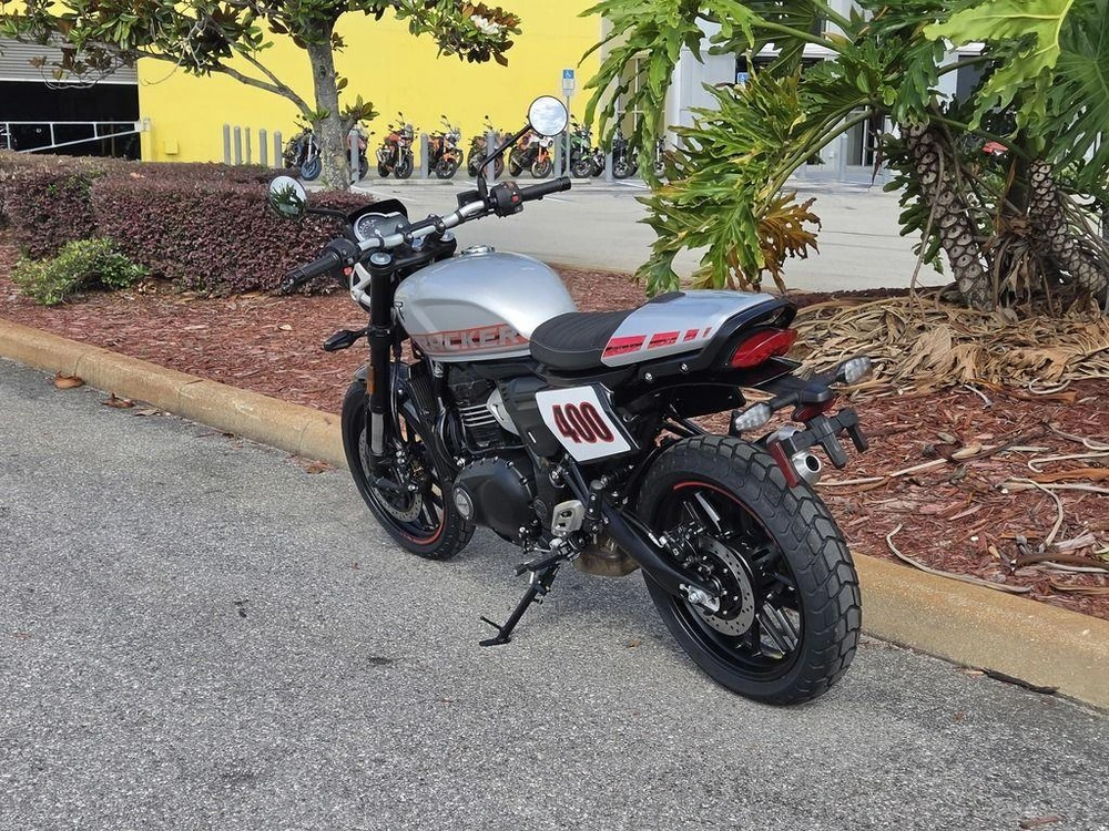 2026 Triumph Tracker 400 Aluminum Silver