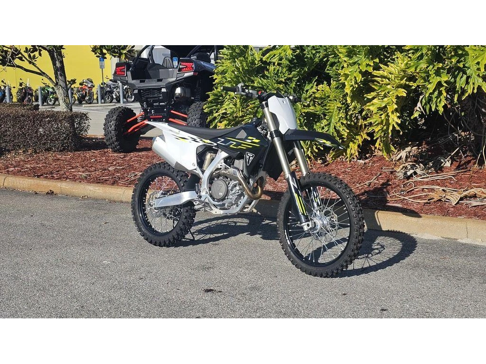 2026 Triumph Tf 450-x Jet Black/pure White