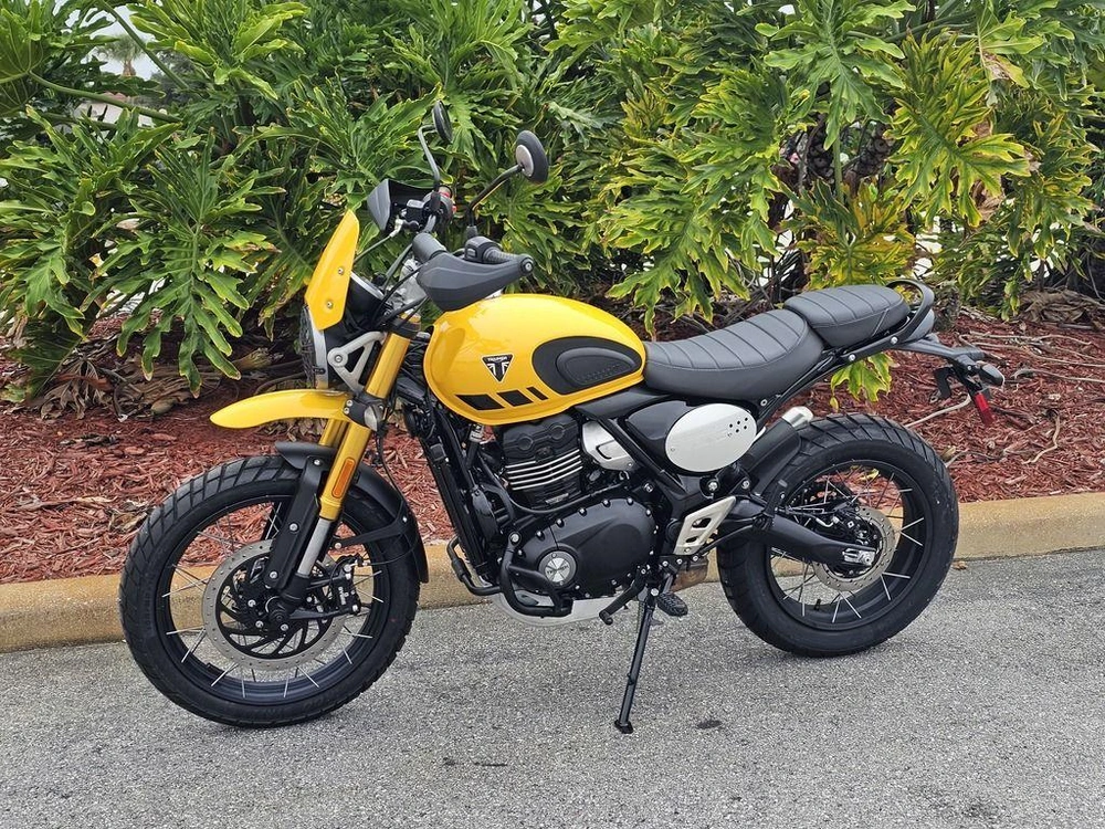 2026 Triumph Scrambler 400 Xc Racing Yellow