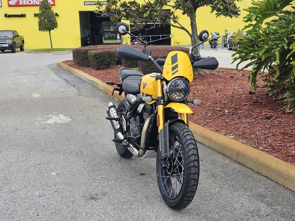 2026 Triumph Scrambler 400 Xc Racing Yellow