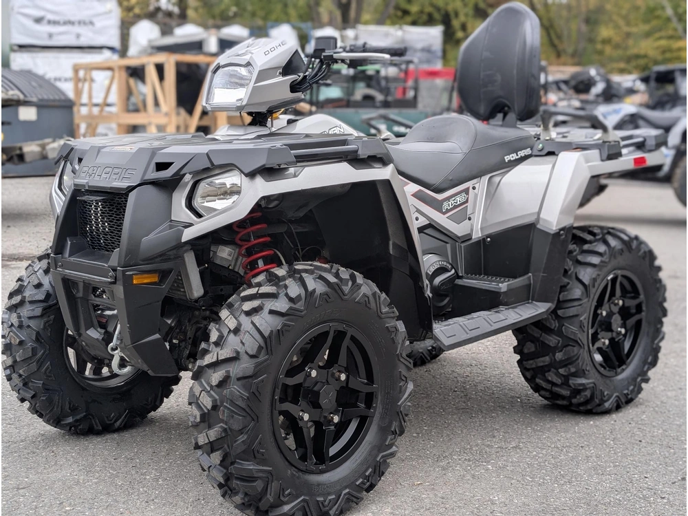 2018 Polaris Sportsman Touring 570 Titanium Eps 2 Places Vtt 2 Places Confort Passager Duo Balade Sentier Chasse Bois Direction Assistée Inspecté Prêt À Rouler Familial Outlander Max Kodiak Trv Kingquad alt