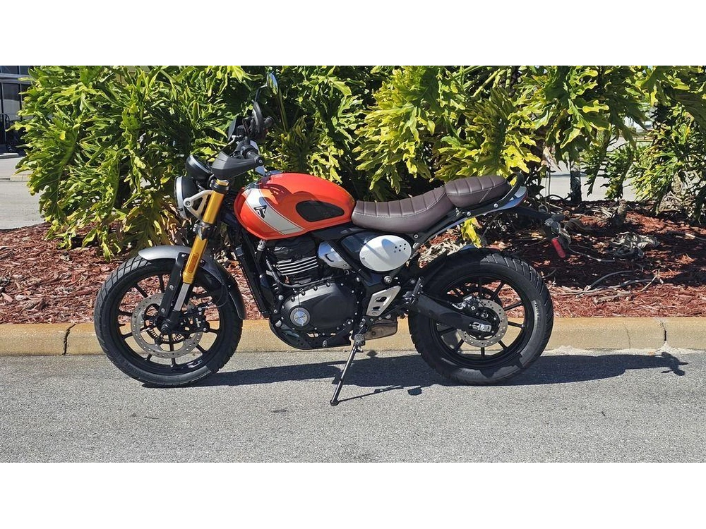 2026 Triumph Scrambler 400 X Baja Orange/aluminium