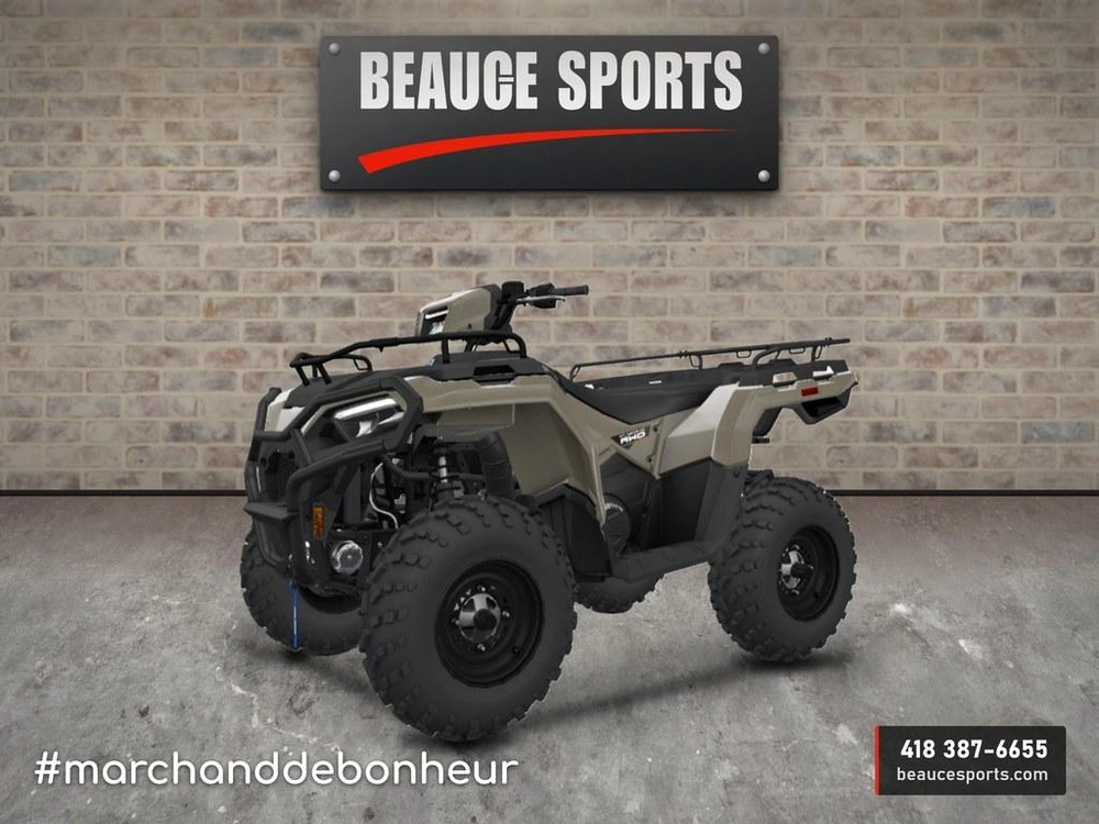 2027 Polaris Sportsman 600 Eps - Desert Sand Vtt Sentier Chasse Bois Direction Assistée Sport-utilitaire Solo Puissant Travail Ferme Confort Mid-size Outlander Kodiak Foreman Kingquad Alterra alt