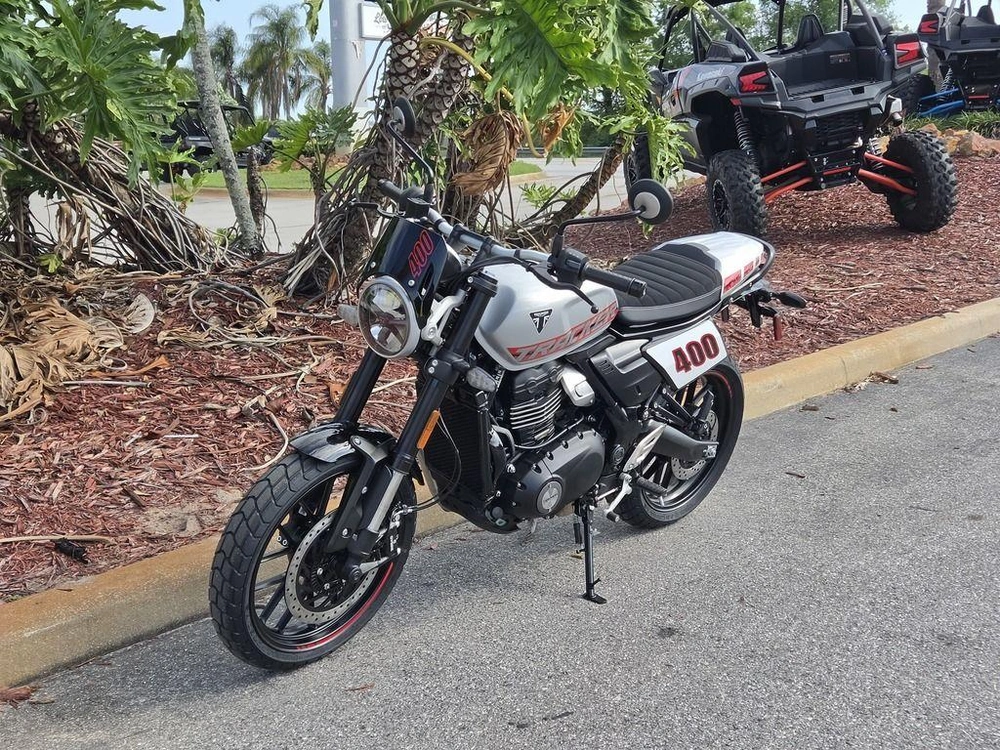 2026 Triumph Tracker 400 Aluminum Silver