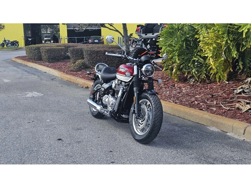 2026 Triumph Bonneville Speedmaster Carnival Red