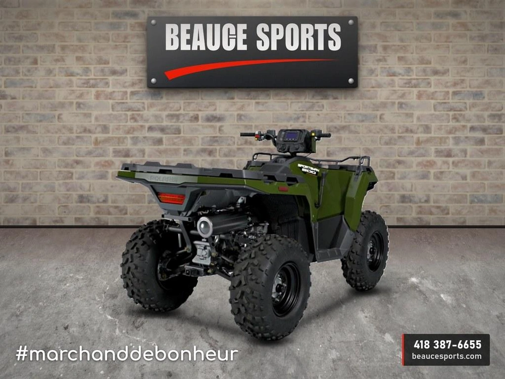 2027 Polaris Sportsman 600 - Sage Green Vtt Chasse Bois 4×4 Mid-size Puissant Abordable Travail Léger Ferme Transport Sentier Randonnée Solo Outlander Kodiak Foreman Kingquad Alterra alt