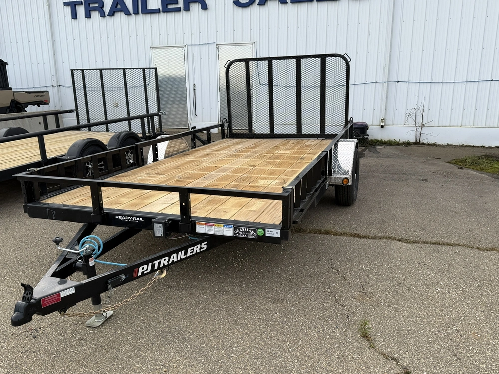 2027 Pj Trailers 2027 14'x83" Single Axle Utility - 5k