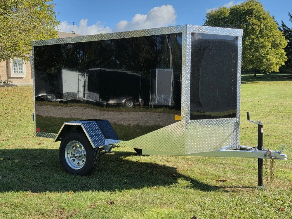 2027 Rhino Galvanized Enclosed 4' X 8' Ramp