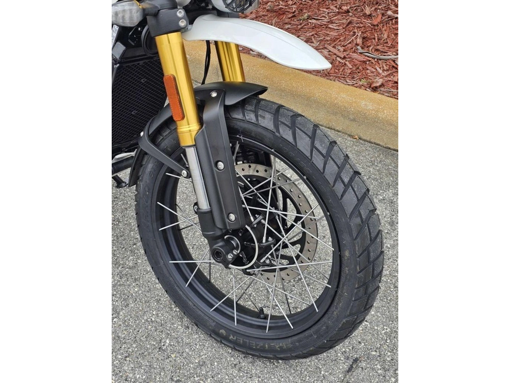 2026 Triumph Scrambler 400 Xc Vanilla White
