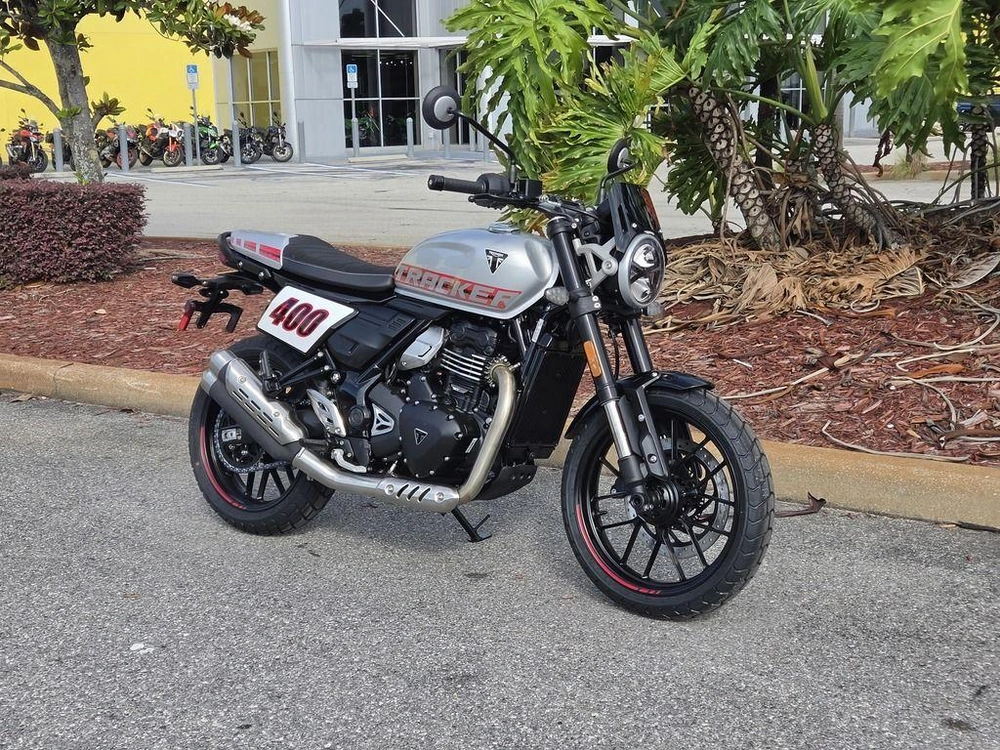 2026 Triumph Tracker 400 Aluminum Silver