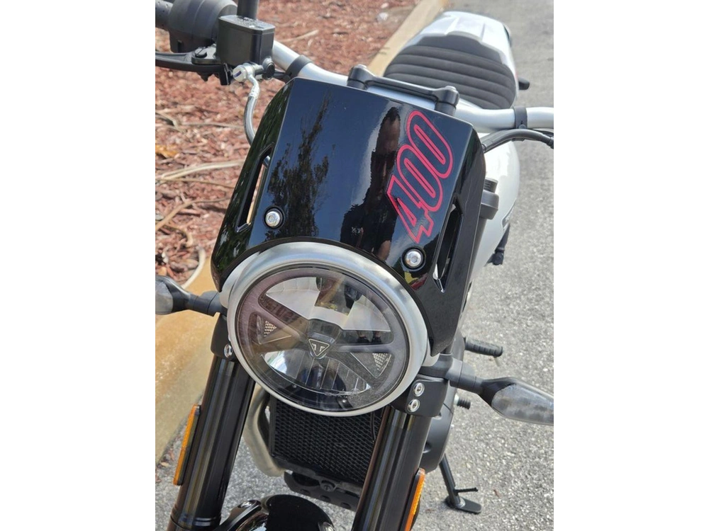 2026 Triumph Tracker 400 Aluminum Silver