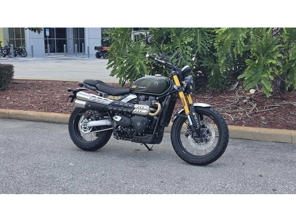 2026 Triumph Scrambler 900 Matt Khaki Green