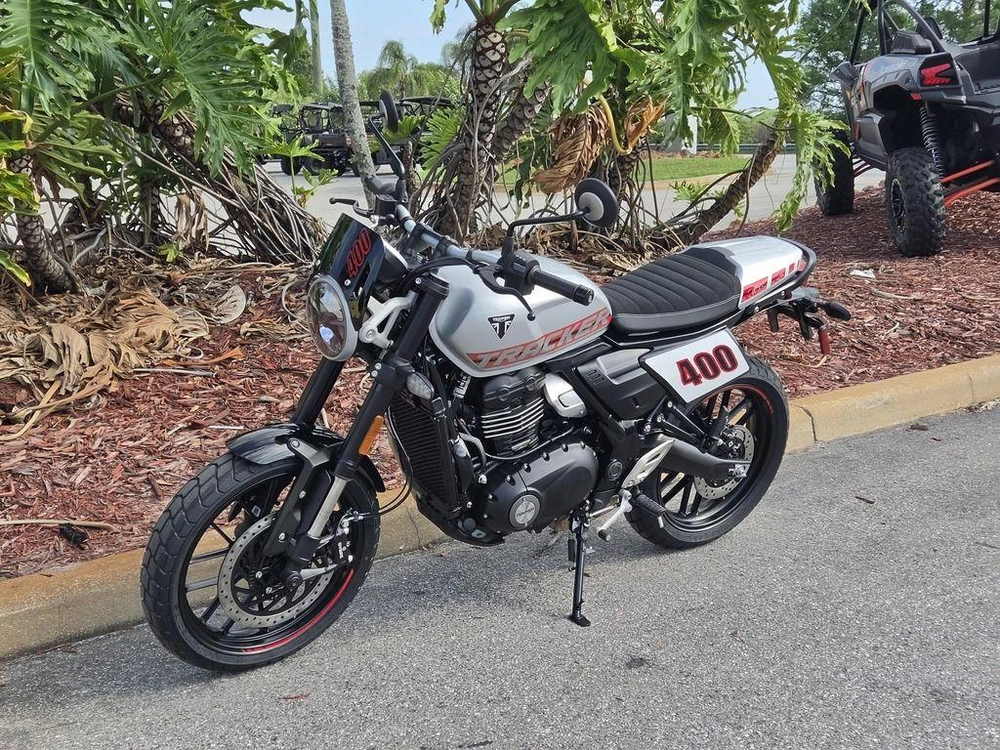 2026 Triumph Tracker 400 Aluminum Silver