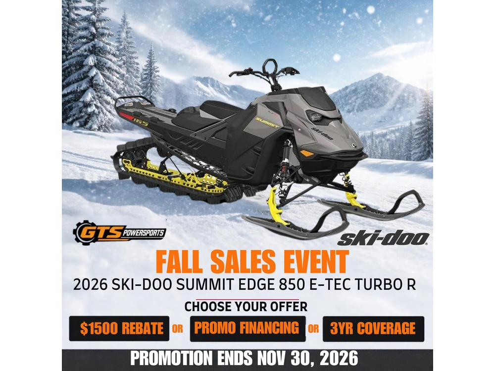 2026 Ski-doo Cjtd Summit Adr W/ Edge Pkg 165 850 E-tec Turbo R Powdermax X-light Flexedge 3.0" Shot