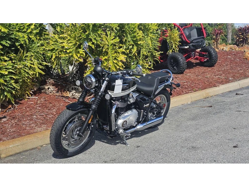 2026 Triumph Bonneville Speedmaster Sapphire Black