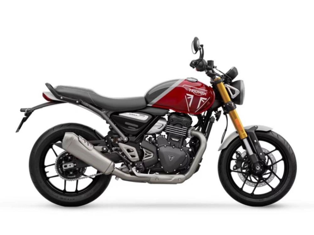 2025 Triumph Speed 400 Carnival Red / Storm Grey