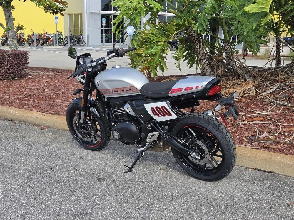 2026 Triumph Tracker 400 Aluminum Silver