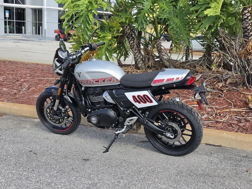 2026 Triumph Tracker 400 Aluminum Silver